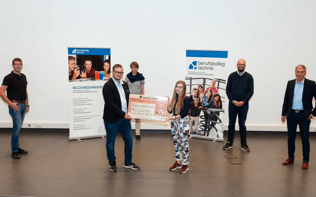 Berufskolleg Technik spendet für ein Hoffnungszentrum in Moldawien