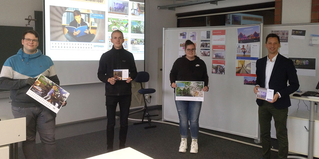 Bildung sichtbar machen – Angehende Mediengestalter des Berufskollegs Technik designen Foto-Kalender